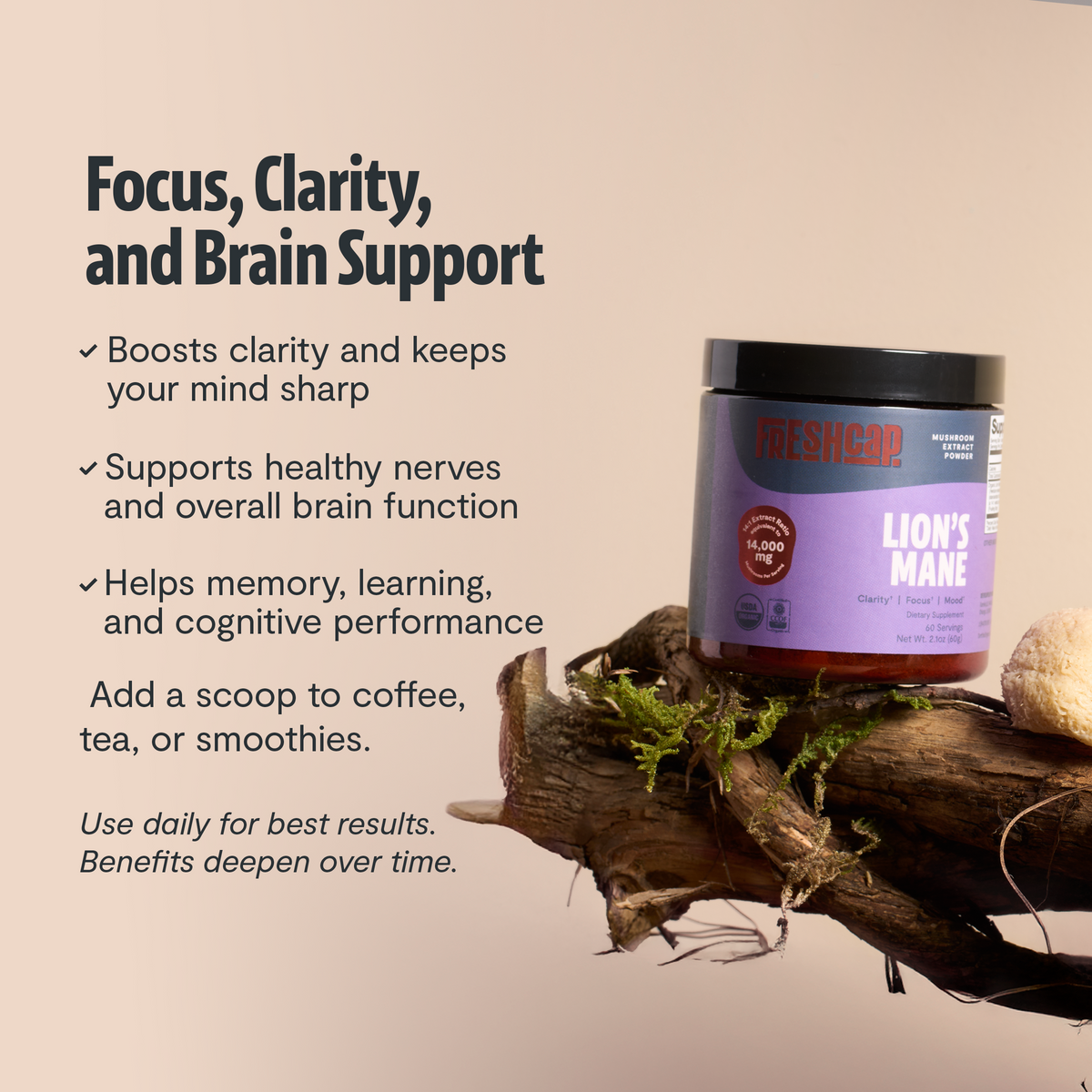 Essential Mind & Body- Mushroom Complex Supplement Capsules 60 ct