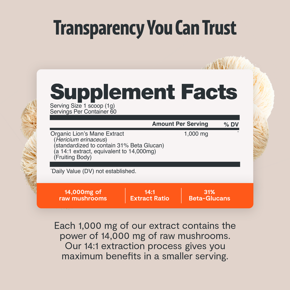 Essential Mind & Body- Organic Mushroom Complex Supplement Capsules 2- Pack 60 ct