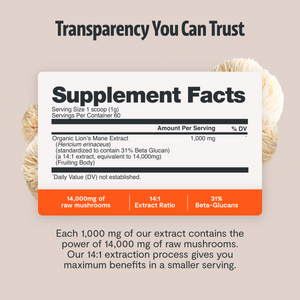Essential Mind & Body- Organic Mushroom Complex Supplement Capsules 2- Pack 60 ct